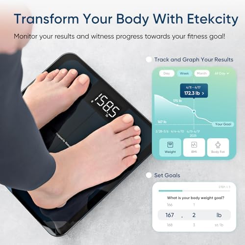 Etekcity Smart Scale for Body Weight, Body Fat and BMI, FSA Eligible