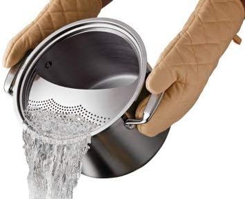 Tramontina Gourmet Stainless Steel 6-Quart Pasta Pot with Lid and Strainer