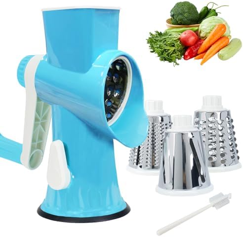 Rotary Cheese Grater with Handle-Versatile Cheese Grater