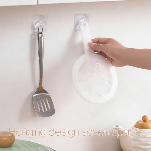 Fine Mesh Strainer with Handle, Nylon Filter Sieve for Kitchen Use, Ideal for Coffee Soy Milk Yogurt Juice Filtering (200Mesh-1PCS)