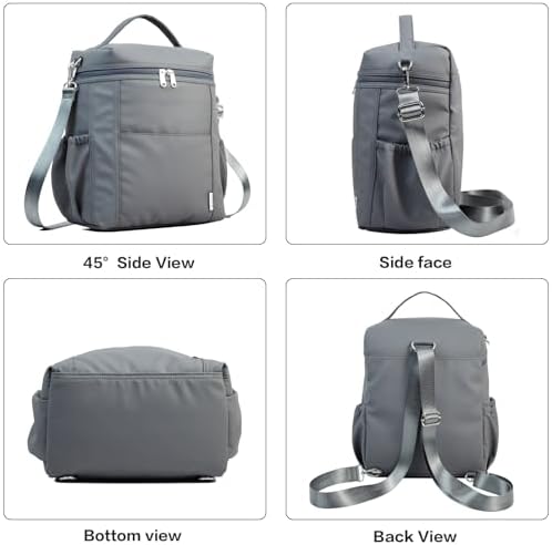 NOL Insulated Lunch Bags for Women Cooler Bag Lightweight Nylon Waterproof Lunch Box for Work