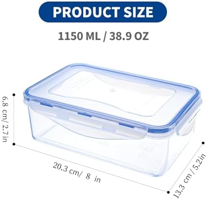 KIGI Food Storage Containers, Medium, Set of 3 (4.8 Cup)