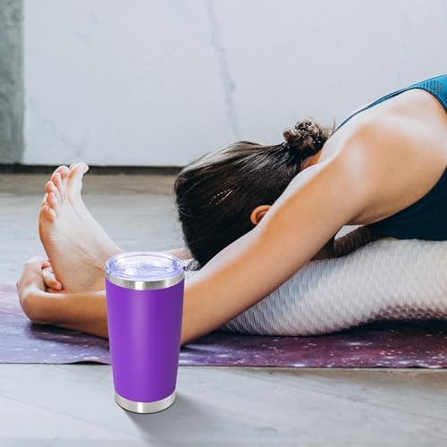20oz Tumbler Stainless Steel Tumbler Coffee Tumbler with Lid Purple, 12P