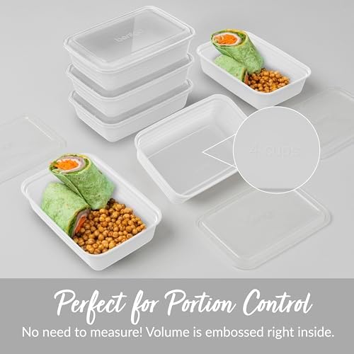 Bentgo Prep 1-Compartment Meal Prep Containers with Lids, 20 Piece Set
