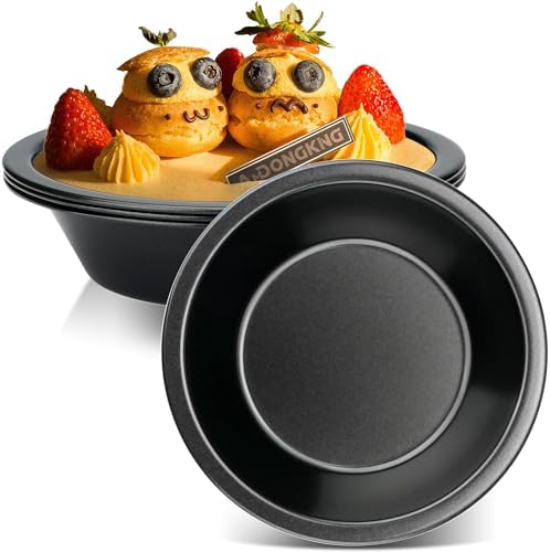 5 Inch Mini Pie Pan, 4-Pack Small Pie Tin