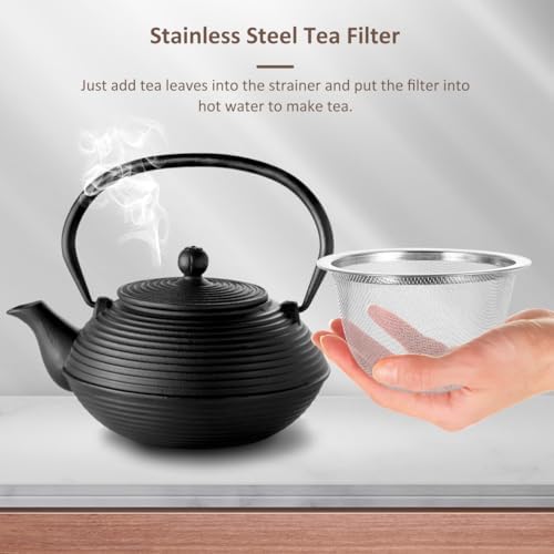 YARNOW 8 Pcs Stainless Steel Tea Infuser Basket, Suitable for 2.5-Inch Teapots, Teapot Mesh Strainer Insert for Loose Leaf Tea and Coffee Brewing