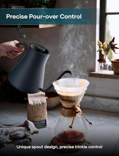INTASTING Gooseneck Electric Kettle with ±1℉ Temperature Control, 0.9L