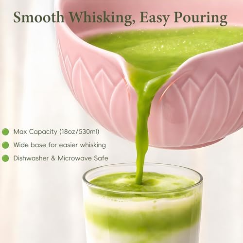 Matcha Whisk Set with Ceramic Bowl & Bamboo Chasen