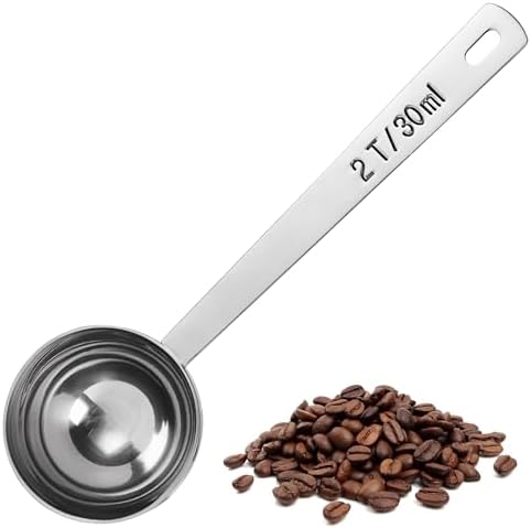 U-Taste Coffee Scoop 2 Tablespoon, 4.3in Long Handle Tbsp Measuring Spoon