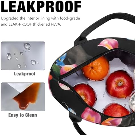 Aosbos Lunch Tote Bag,Insulated Lunch Bag For Women,Work,Office