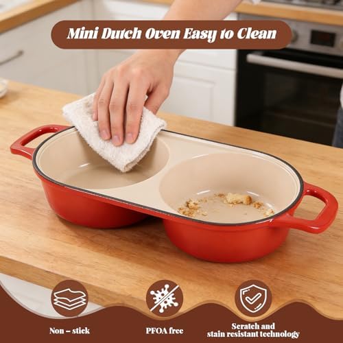 Double Dutch Oven for Bread Baking, Ideal for Family Daily Baking
