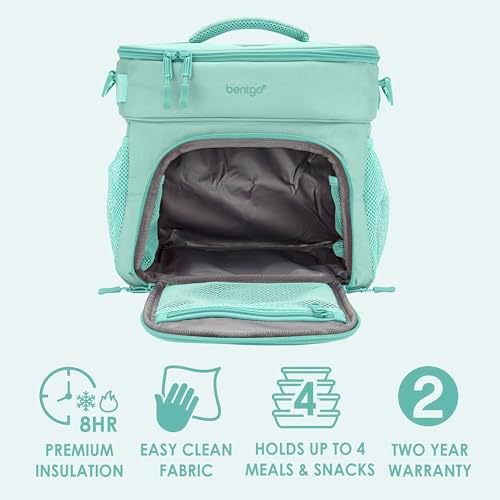 Bentgo Prep Deluxe Insulated Meal Prep Lunch Bag for Adults, Holds 5 Meals