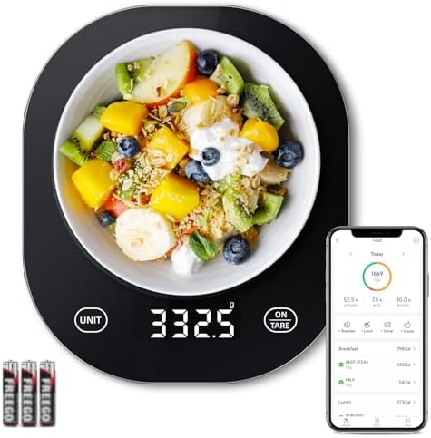 Arboleaf Smart Food Scale with Nutritional Calculator, 22lb Kitchen Scale