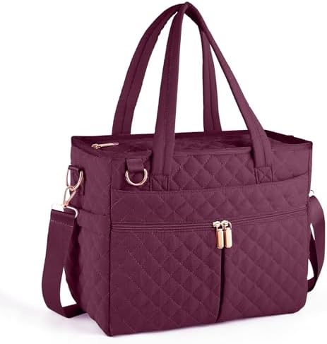 Large Lunch Box for Women, Insulated Lunch Bag for Work, Red