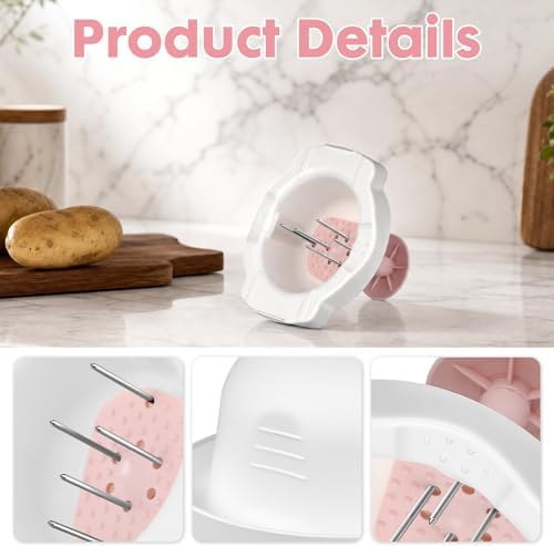 Kichvoe Pink Mandoline Slicer Guard Mandolin Hand Guard Safety Protector