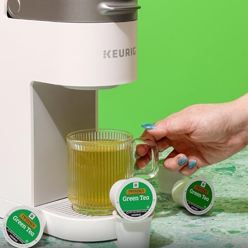 Twinings Green Tea K-Cup Pods for Keurig, 24 Count (Pack of 1), Smooth Flavour, Enticing Aroma, Caffeinated, Enjoy Hot or Iced