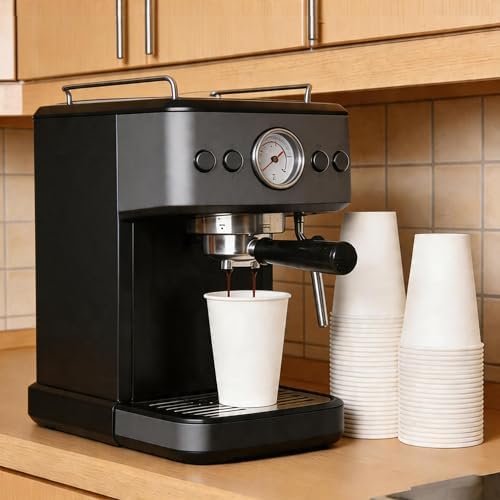 MOUMOULIFE Coffee Cups 12 oz 100 Count Disposable Paper Coffee Cups White