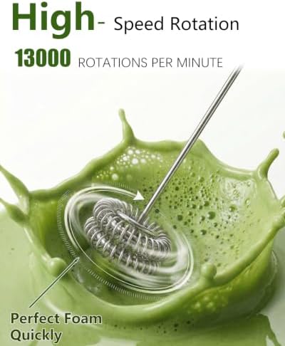 Electric Matcha whisk,Portable Milk Frother Handheld Electric Foam Maker
