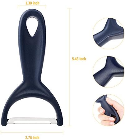 Potato Peeler Y Shaped Vegetable Peeler, Premium Ultra Sharp Fruit Peeler for Kitchen (Pack of 3)