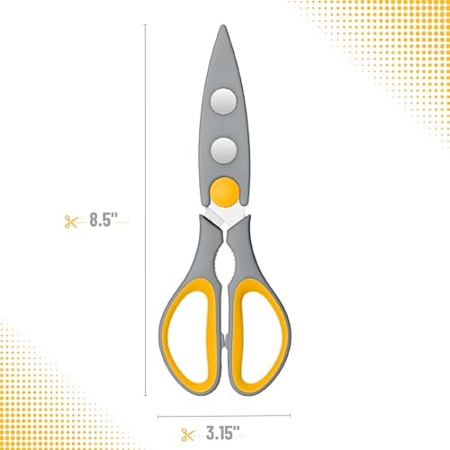 Mr. Pen- All Purpose Kitchen Shears with Protective Sheath, 8 Inch