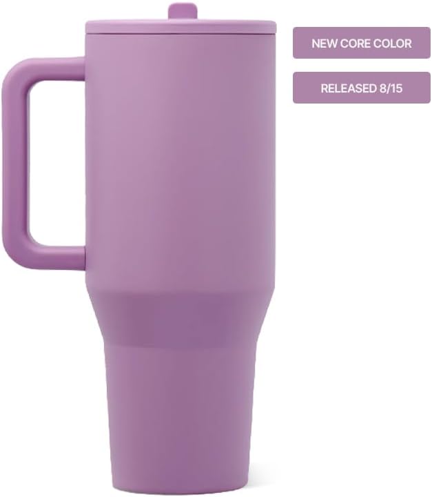 HydroJug Traveler 40oz, Insulated Tumbler with Handle & Straw, Pixie