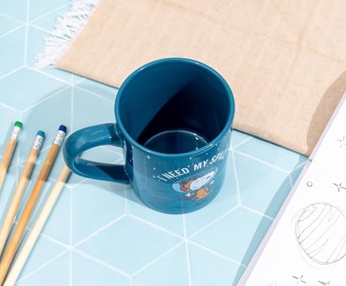 Silver Buffalo Peanuts Snoopy I Need My Space, Ceramic Mug, 14oz