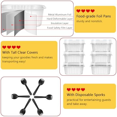 LNYZQUS 10oz Mini Cake Pans with Lids, Small Cinnamon Roll Containers