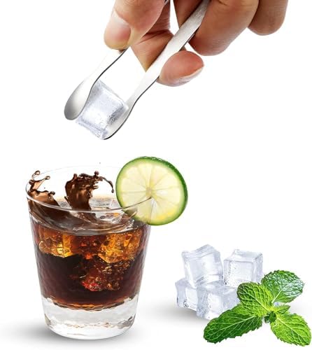 12PCS Ice Tongs Mini Sugar Tongs, Stainless Steel Tiny Kitchen Tongs