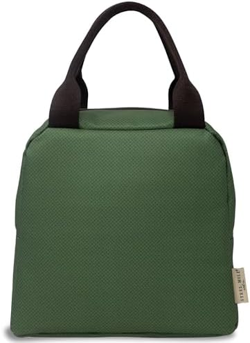 Steel Mill & Co. Insulated Lunch Tote Bag for Women, Green Diamond