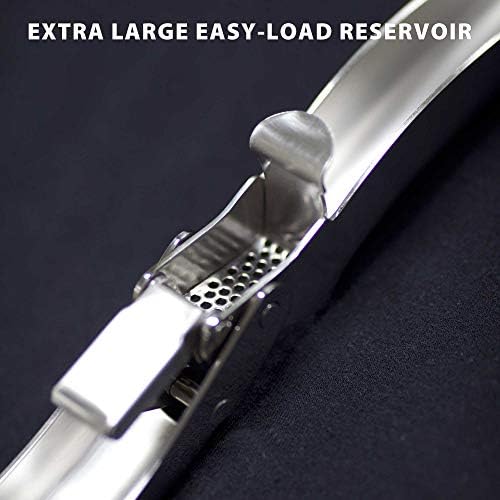 MANNKITCHEN High-Capacity Stainless Steel Double-Lever Garlic Press