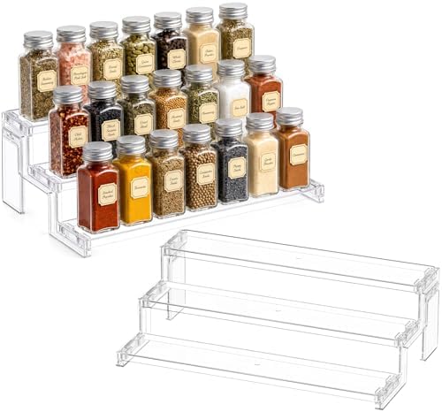 Lifewit 14″ Spice Rack, Perfume Cologne Stand, Tool-Free Assembly, 2 Pcs