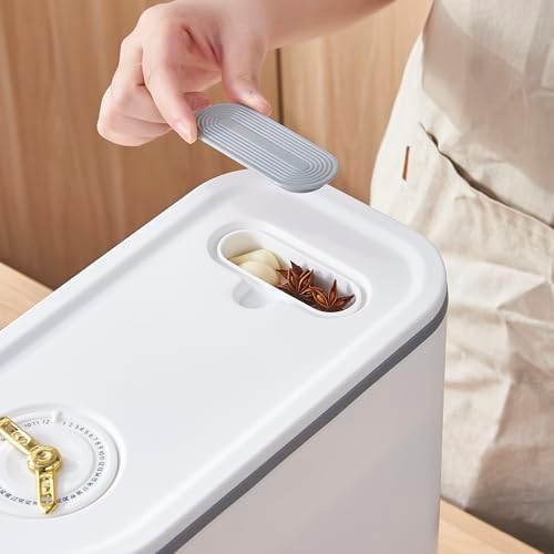 Sooyee 11Lbs Rice Dispenser,Rice Container with Lid