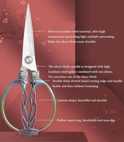 Stainless Steel Kitchen Scissors, Heavy Duty Multipurpose Shears for Food