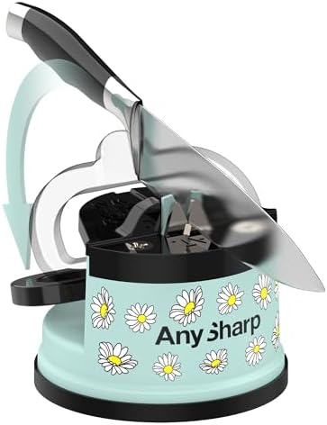 AnySharp – Editions – Easy to Use, Hands Free Knife Sharpener - Daisy