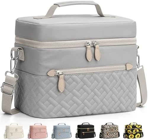 Capolo Lunch Bag for Women Men Insulated Lunch Tote Leakproof Lunchbox Bags
