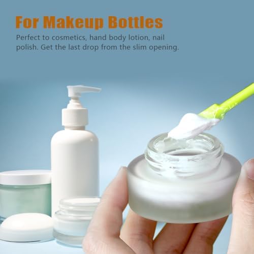 Silicone Spatula Set 6Pcs, Mini Jar Scraper for Makeup & Food