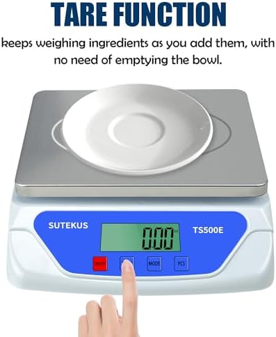 Sutekus Digital Scales 0.04oz to 55lbs - Precise Kitchen Scale for Cooking, Home & Postal