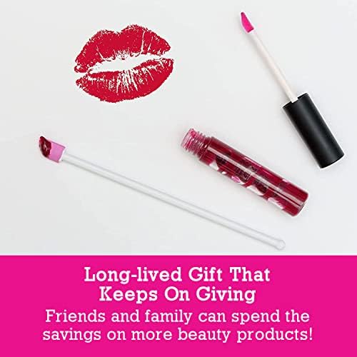 Spatty Daddy Pink 6 Inch Lip Gloss Spatula, Mini Makeup Scraper Tool