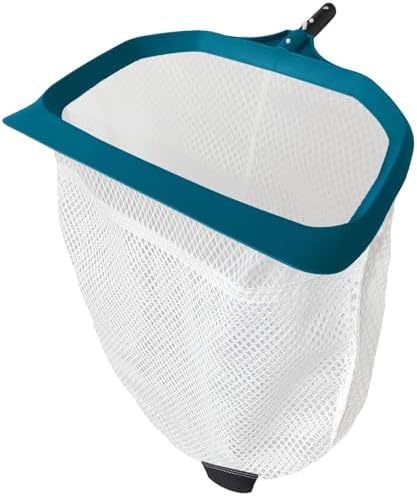 17.5" Ultra Fine Mesh Pool Net Skimmer, Deep Bag Leaf Rake (No Pole)
