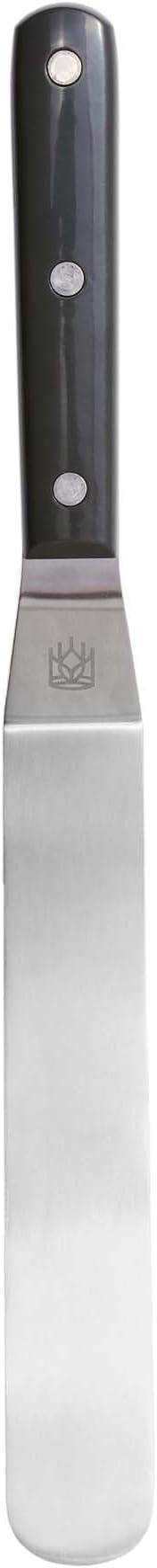 King Arthur Baking Company Offset Spatula, Japanese Stainless Steel, 8-Inch Flexible Blade, For Precise Cake Decorating