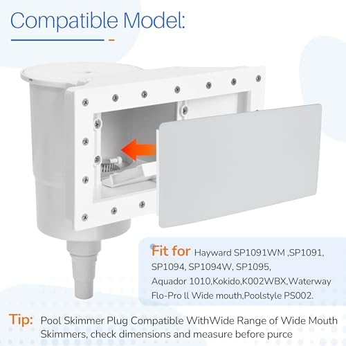 Wide Mouth Skimmer Winter Plug for Hayward SP1091WM Above Ground Pool