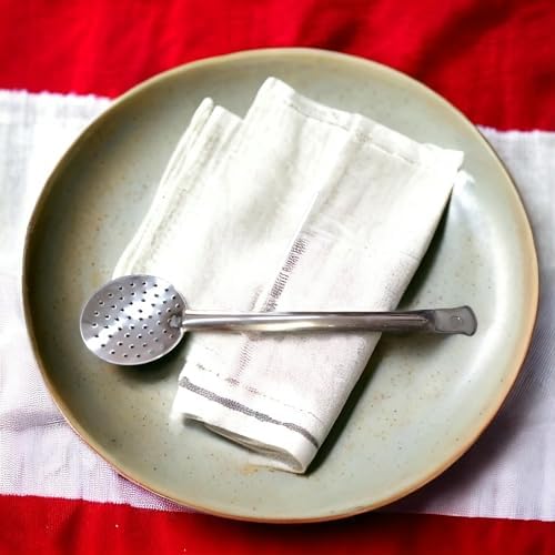 Stainless Steel Jhara/Skimmer/Strainer Steel Frying Spoon/deep Fry for poori/sabzi/Vegetables Cooking 1 pcs