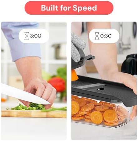 Fullstar Pro Mandoline Vegetable Slicer & Grater with Container