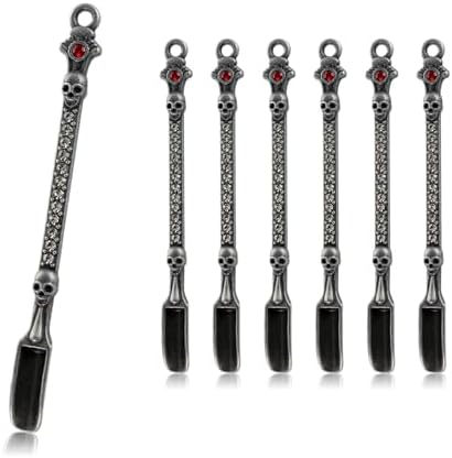 6-Pack Mini Spoons Metal Tiny Shovels 3-Inch Small Medicine Spoon