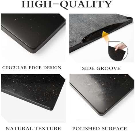 Granite Cutting Board for Kitchen 20×16 Inch black