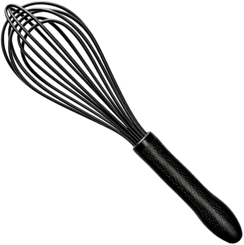 TEEVEA Silicone Whisk 11 Inch, Nonstick Heat Resistant for Cooking Baking