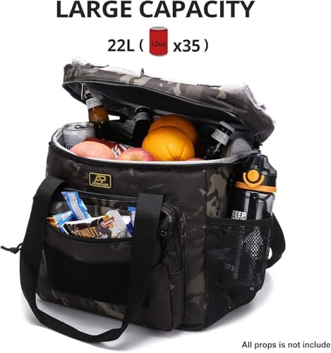 Lunch Box for Men, 22L Leakproof Tactical Lunch Bag Large Cooler for work