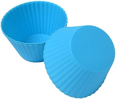 Webake Jumbo Silicone Muffin Cups, 3.5 Inch Nonstick Cupcake Liners 12-Pack