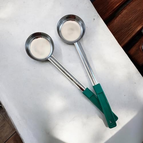 4 oz Solid Stainless Steel Portion Control Ladle Spoodle - [Pack of 2]