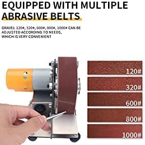 3-in-1 Mini Belt Sander Bench Grinder 7-Speed for Knife Making